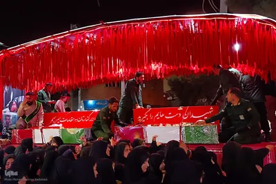 استقبال از کاروان اهالی بهشت در کاشان