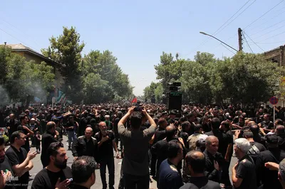 مراسم عزاداری روز عاشورا در ملایر