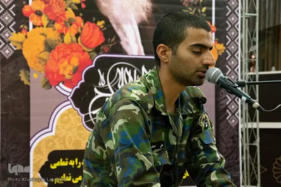 محفل انس با قرآن در پدافند هوایی شهید نصر اصفهانی