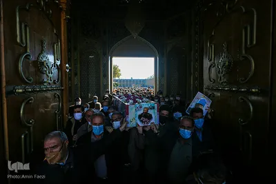 مراسم تشییع پیکر سردار شهید عبدالرسول استوار محمودآبادی در شیراز