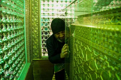 مراسم گلاب شویی ضریح مطهر حرم حضرت شاهچراغ (ع)‎‎