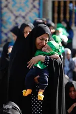 ⁨مراسم شیرخوارگان حسینی قزوین⁩