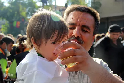 دسته بزرگ عزاداری حسینیه اعظم زنجان در روز تاسوعا