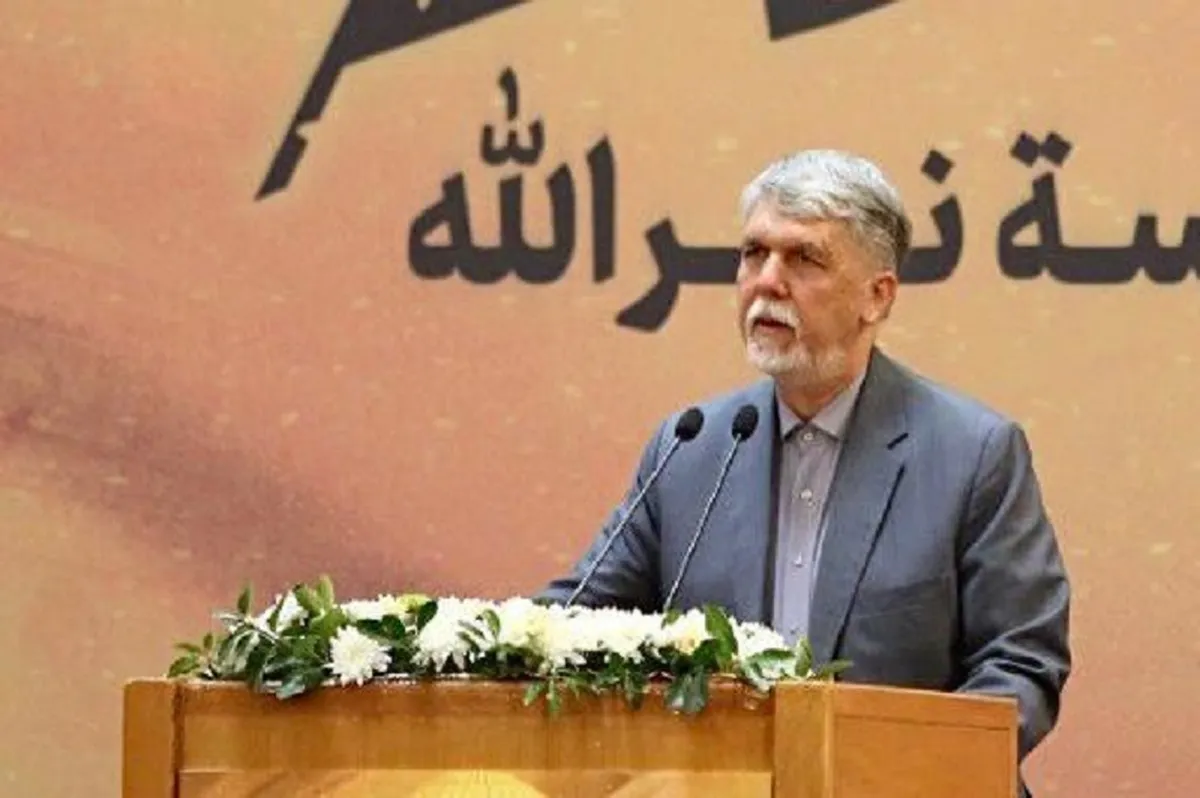 Waziri wa Utamaduni Iran: Shahidi Nasrallah alikuwa na uwezo adimu wa kifikra na vitendo