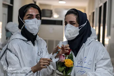 امید در بخش های ویژه بیماران کرونایی بیمارستان شهید فقیهی شیراز‎‎