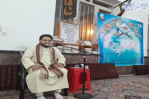 محفل انس با قرآن در مسجد جامع شهرستان نوشهر
