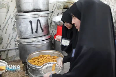 خدمت مواکب ملایر به زائران اربعین

