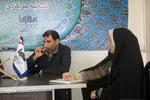 بازدید مسئول دفتر نمایندگی ولی‌فقیه در سپاه روح‌الله استان از ایکنا مرکزی/عکاس:زهرا بهرامی