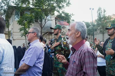مراسم وداع با پیکر مطهر شهید «جانی بت اوشانا»