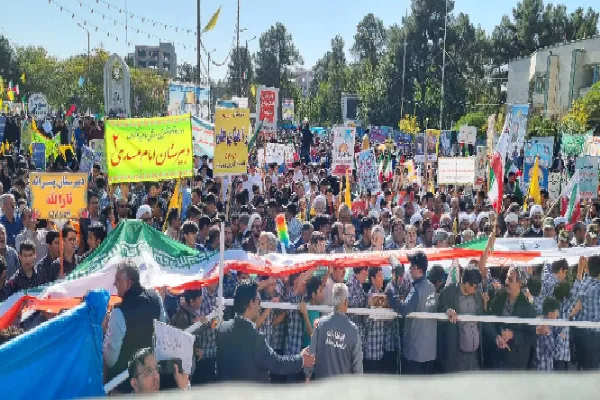 عکس | اجتماع ضد استکباری ۱۳ آبان در کرمان