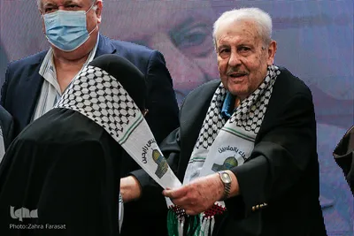 آیین تجلیل از سفیر پیشین فلسطین در تهران