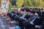 آئین وداع نیروهای مسلح شیراز با پیکر شهید عبدالله اسکندری