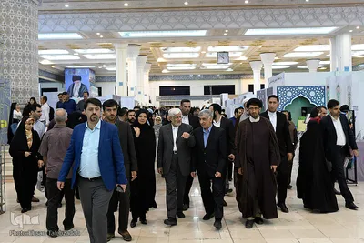 بازدید محمدرضا عارف از یازدهمین روز بیست و هفتمین نمایشگاه بین‌المللی قرآن