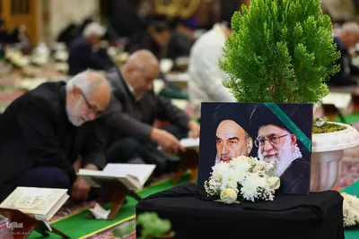 آیین جزءخوانی قرآن در حسینیه رضوی اصفهان