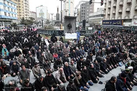 تجمع عزاداران فاطمی در میدان فاطمی