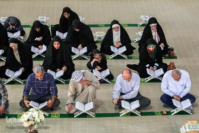 جزءخوانی قرآن کریم در مسجد جامع خرمشهر 