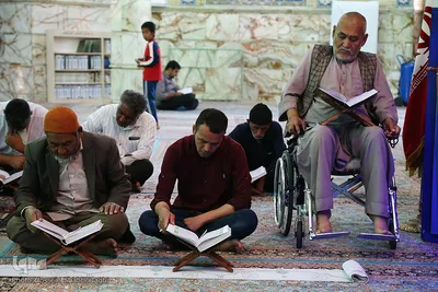 ترتیل‌خوانی رمضانی در مسجد جمکران