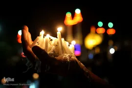 شام غریبان حسینی در جوار حرم معصومه(س)