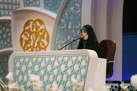 هفتمین شب مسابقات سراسری قرآن در بخش بانوان