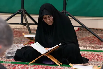 آیین جزءخوانی قرآن در حسینیه ارشاد اصفهان