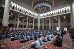 محفل انس با قرآن دانش‌آموزان شیرازی در سومین حرم اهل‌بیت علیهم السلام