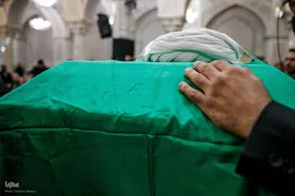 مراسم تشییع پیکر مطهر آیت‌الله امامی کاشانی