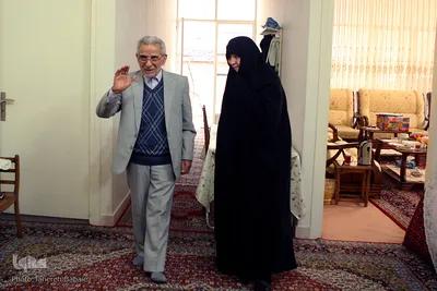 دیدار نمایندگان جامعه قرآنی با خانواده شهید طالب طاهری