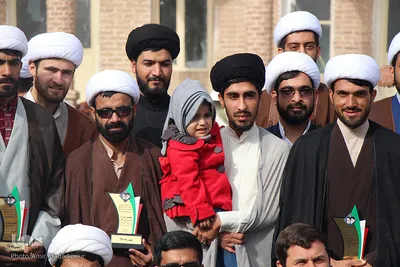 مراسم عمامه گذاری طلاب حوزه علمیه سفیران هدایت بیرجند