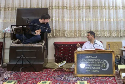 آخرین جلسه قرآئت قرآن استاد پویا در سال ۹۶