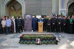 تشییع و خاکسپاری پیکر مرحوم مهدوی دامغانی در حرم مطهر رضوی
