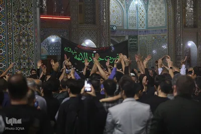 عزاداری شب شهادت امام جواد(ع) در حرم حضرت معصومه(س)