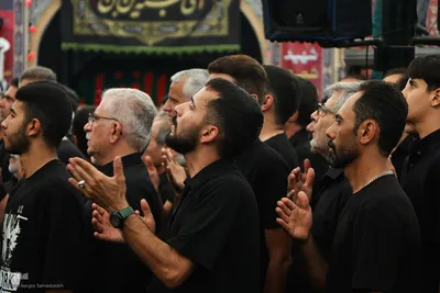 عزاداری ظهر تاسوعا زیر خیمه چندصدساله هارونیه اصفهان