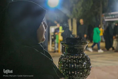 عزاداری شب پنجم محرم الحرام در باغ جنت