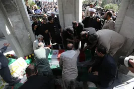 تشییع پیکر شهید گمنام