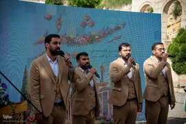 مراسم معنوی تعویض قرآن دروازه قرآن شیراز