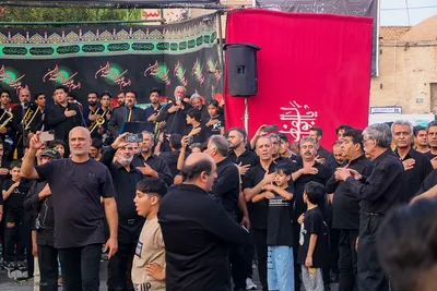 نخل گردانی حسینیه فهادان یزد