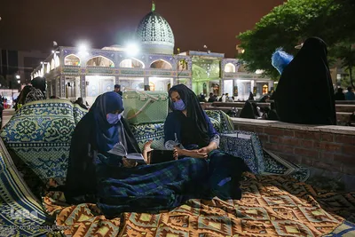 احیای شب بیست و سوم رمضان در امام زاده حسن (ع)