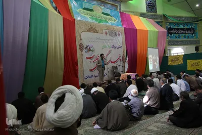 مراسم عمامه گذاری طلاب حوزه علمیه همدان