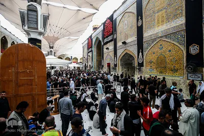 حرم حضرت علی(ع) میعادگاه راهپیمایان اربعین حسینی