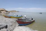 بازدید تور رسانه‌ای از کاکایی ارمنی در جزیره شاهسون دریاچه ارومیه و مزرعه پرورش آرتمیای بندر رحمانلو در عجب‌شیر