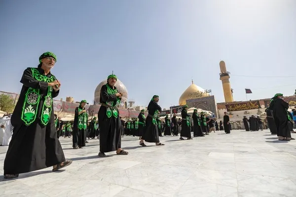 المواكب العزائية تحيي ذكرى شهادة الإمام الحسن العسكري (ع) في سامراء + صور