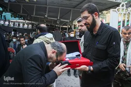 سوگواری ایام فاطمیه در جوار شهدای گمنام در اهواز