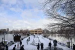 بارش اولین برف پاییزی در تبریز‎