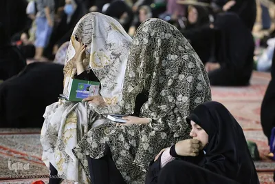 مراسم سوگواری شب شهادت امام جعفر صادق(ع) در حرم شاهچراغ‎‎