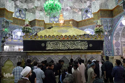 مراسم عزاداری سیدالشهدا در حرم حضرت معصومه(س)