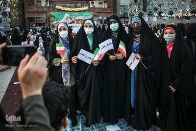 اجتماع دختران انقلاب برای حمایت از حجاب