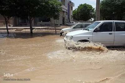 شهر یزد بعد از بارندگی شب گذشته و غافلگیری مدیریت شهری‎‎