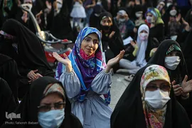 اجتماع دختران انقلاب برای حمایت از حجاب