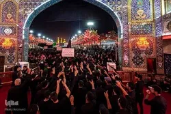 روضہ مقدس حسینی میں تاسوعا کی عزاداری