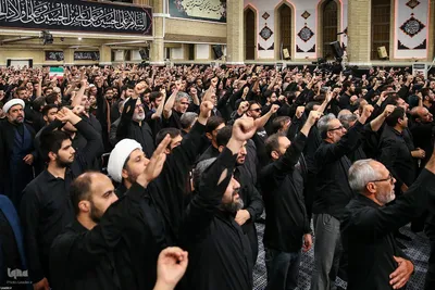 مراسم عزاداری شام غریبان در حسینیه امام خمینی(ره)